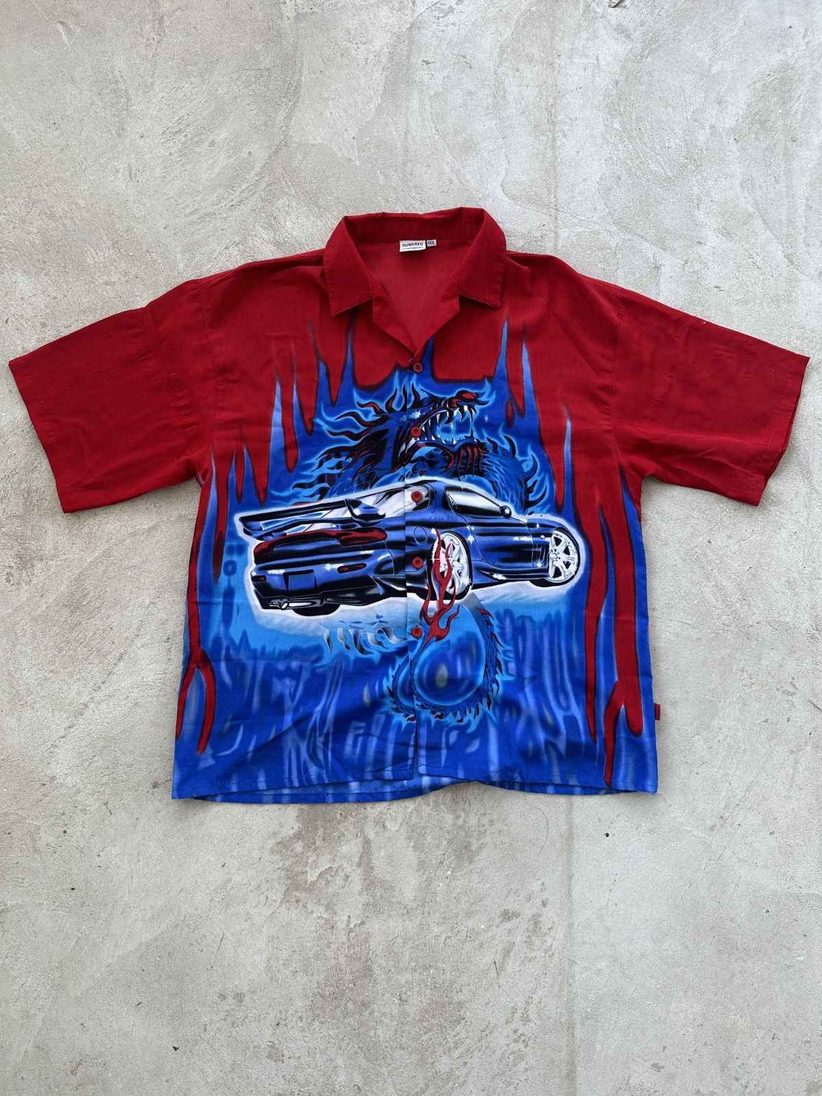 Other Vintage Y2K Dragon Rx-7 Shirt Men’s Size XXXL Size US XXL / EU 58 / 5 - 1 Thumbnail