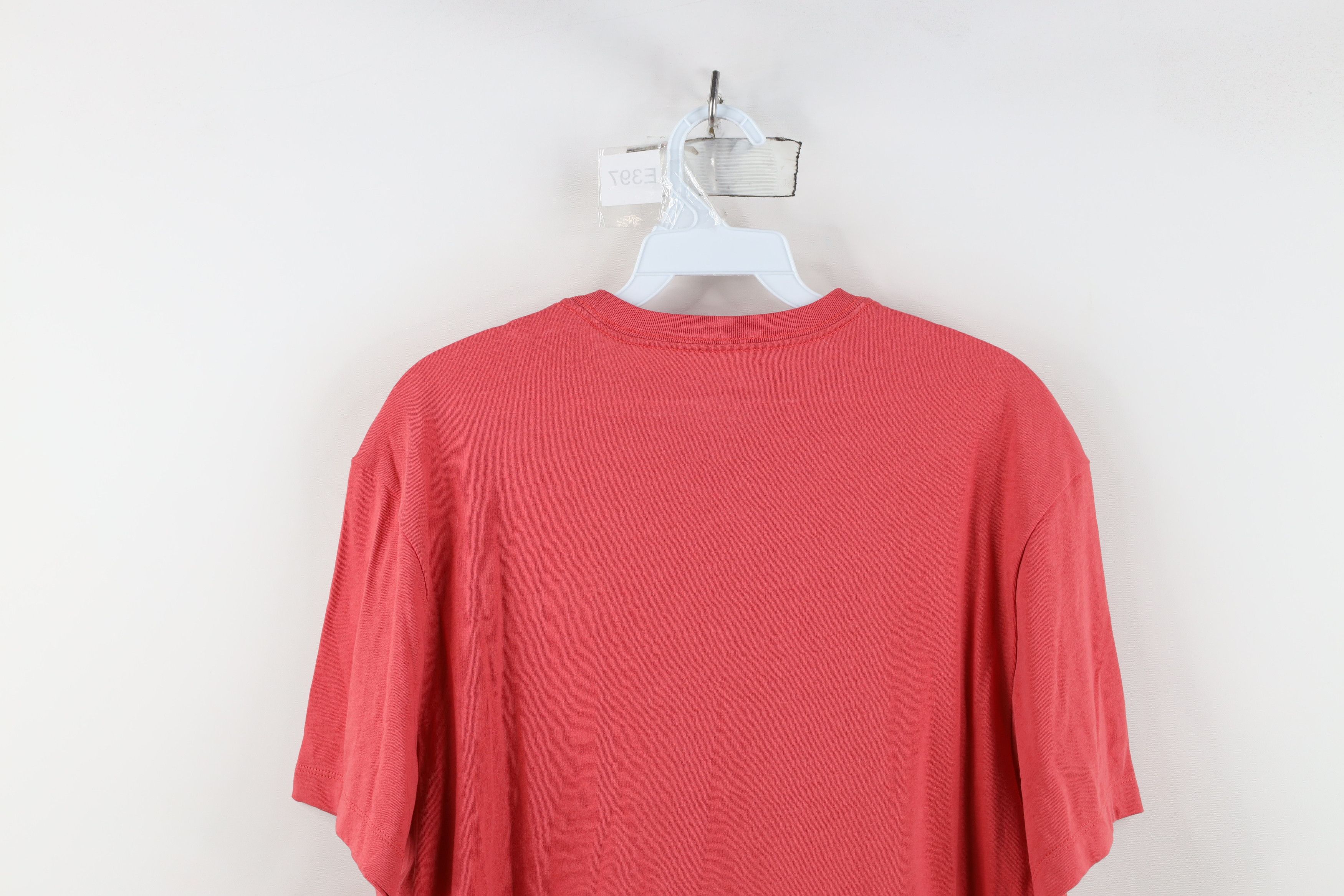 J.Crew New J Crew Stonewash Knit Short Sleeve T-Shirt Red Cotton Size US M / EU 48-50 / 2 - 12 Thumbnail