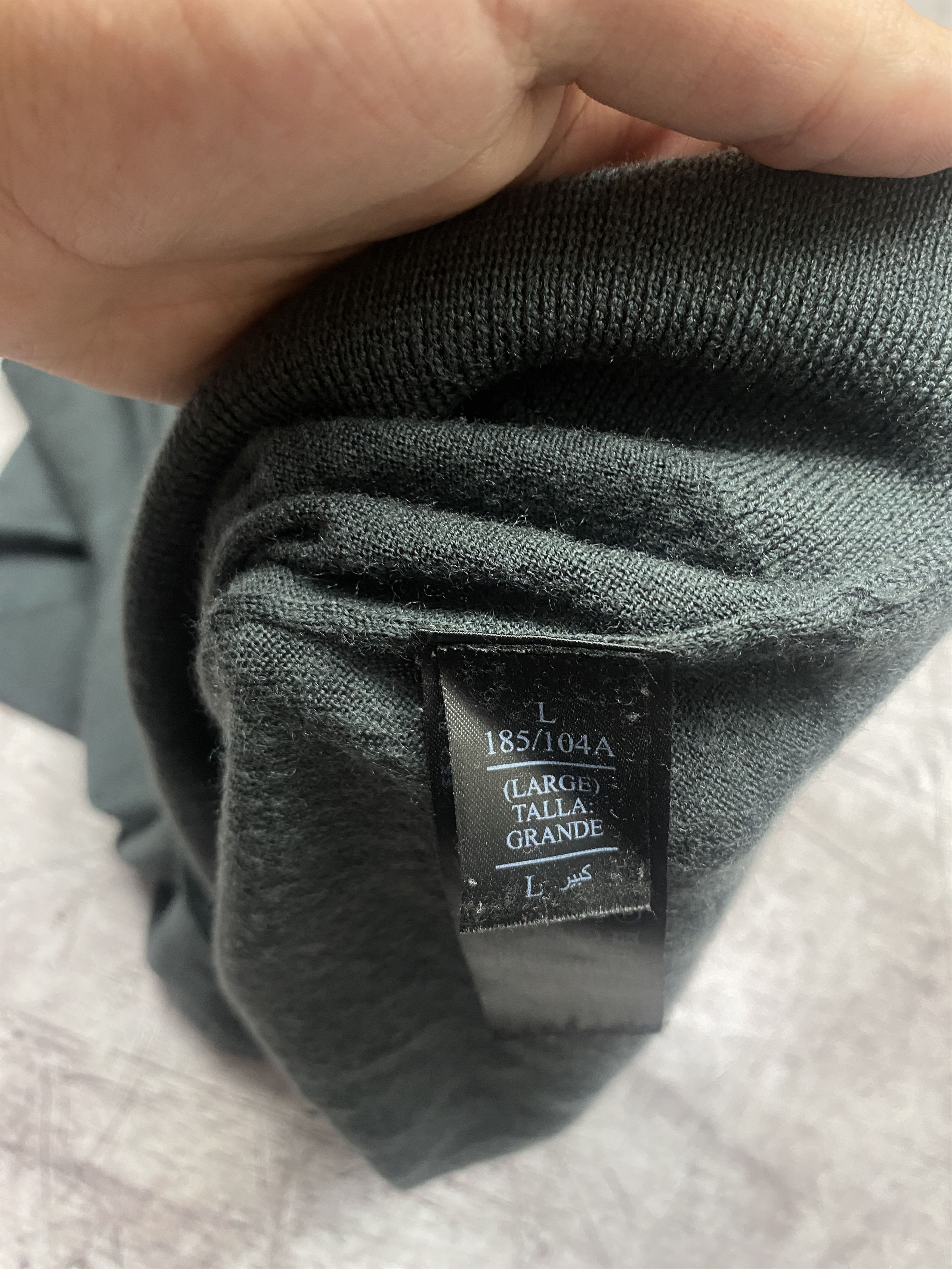 Allsaints Allsaints Mens Mode Merino Crew Neck Wool Sweater Size US L / EU 52-54 / 3 - 5 Thumbnail