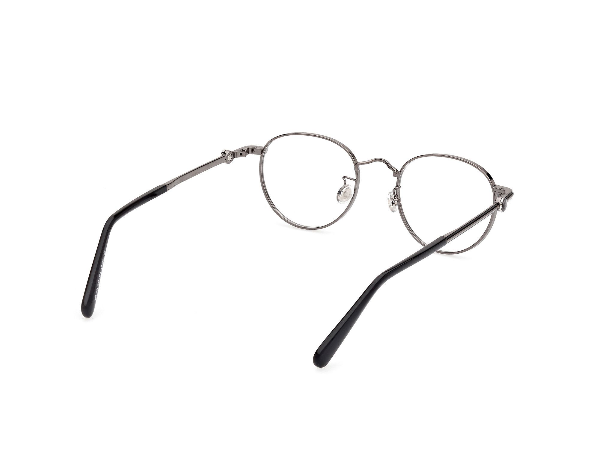 Moncler o1y0225 Size : OS / 48 mm Eyeglass Frame in Black/Silver Size ONE SIZE - 6 Thumbnail