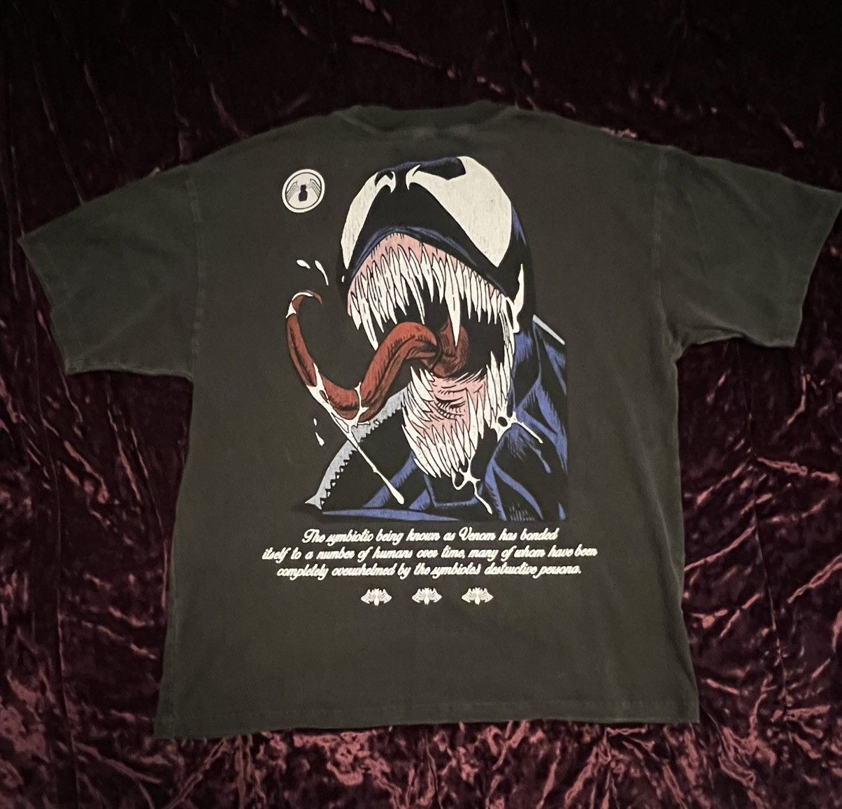 Other CVLA Marvel Venom black wash cotton t-shirt Men Size L Size US L / EU 52-54 / 3 - 1 Thumbnail