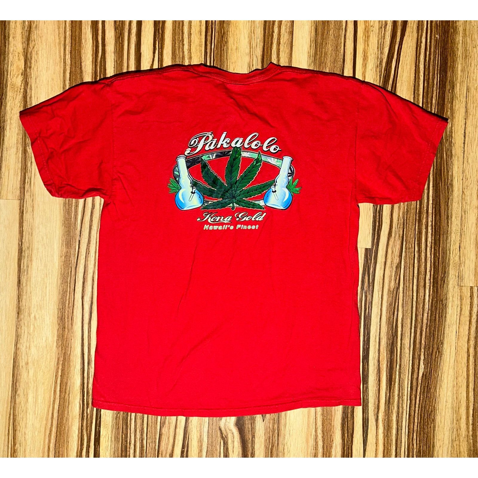 & Other Stories Pakalolo Kona Gold Hawaii’s Finest Red Tshirt Size Large Size US L / EU 52-54 / 3 - 1 Thumbnail