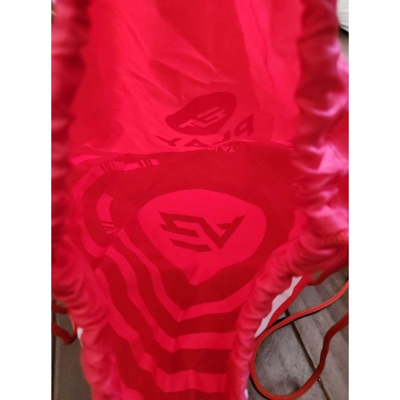 Vintage EA Sports Let's Play Red Drawstring Backpack Bag Size ONE SIZE - 7 Thumbnail