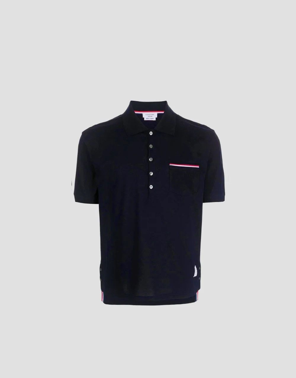 Thom Browne Thom Browne - Pique Pocket Polo Size US S / EU 44-46 / 1 - 14 Thumbnail