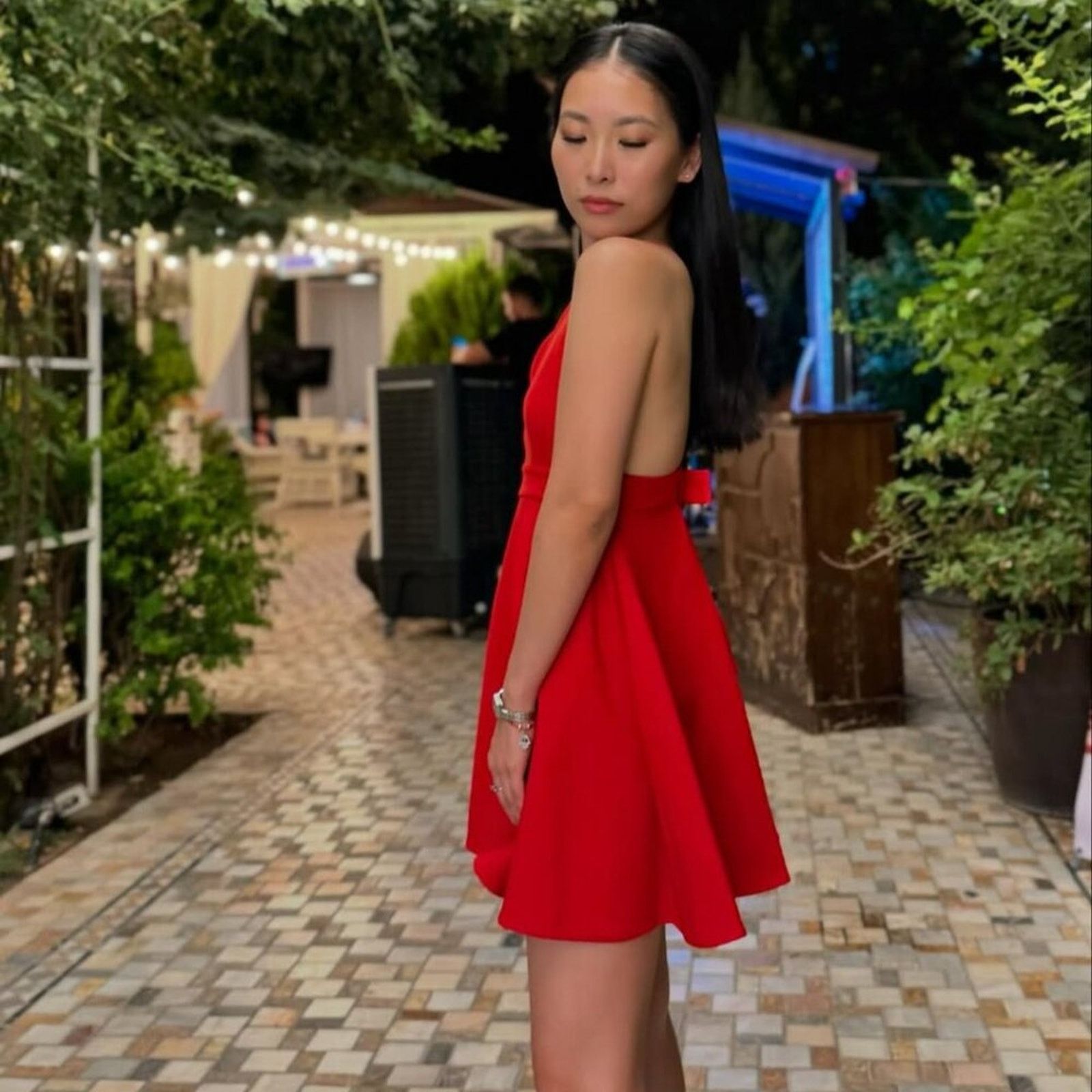 Zara ZARA Open Back Short Dress Size L / US 10 / IT 46 - 4 Thumbnail