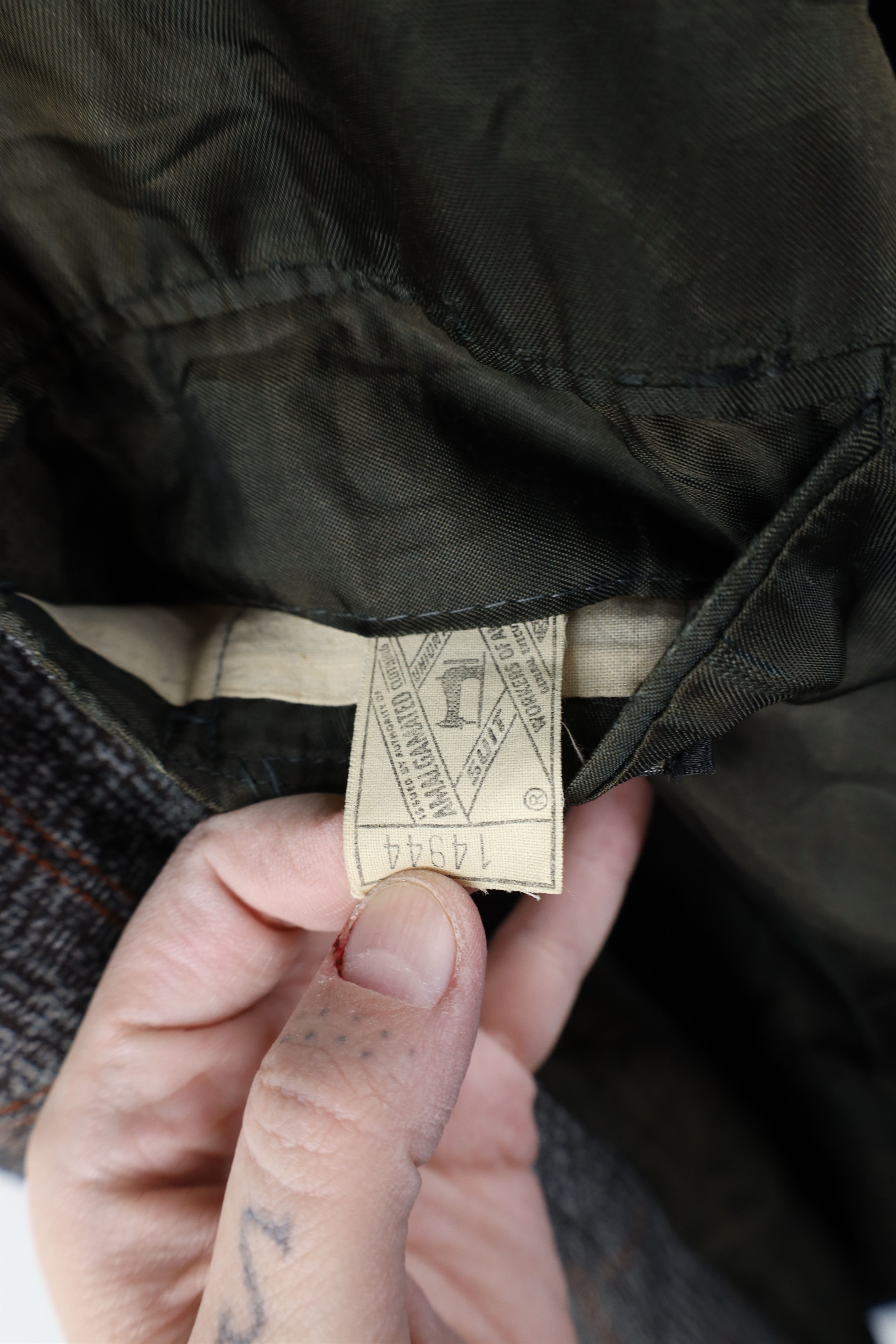 Vintage Vintage 70s Streetwear Plaid Knit Suit Coat Blazer Jacket Size US XL / EU 56 / 4 - 12 Thumbnail