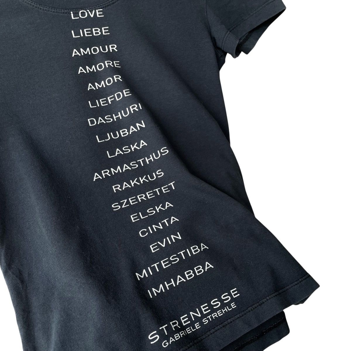 Designer Strehnesse By Gabriele Strehle Love Designer Baby Tee. Size XS / US 0-2 / IT 36-38 - 5 Thumbnail