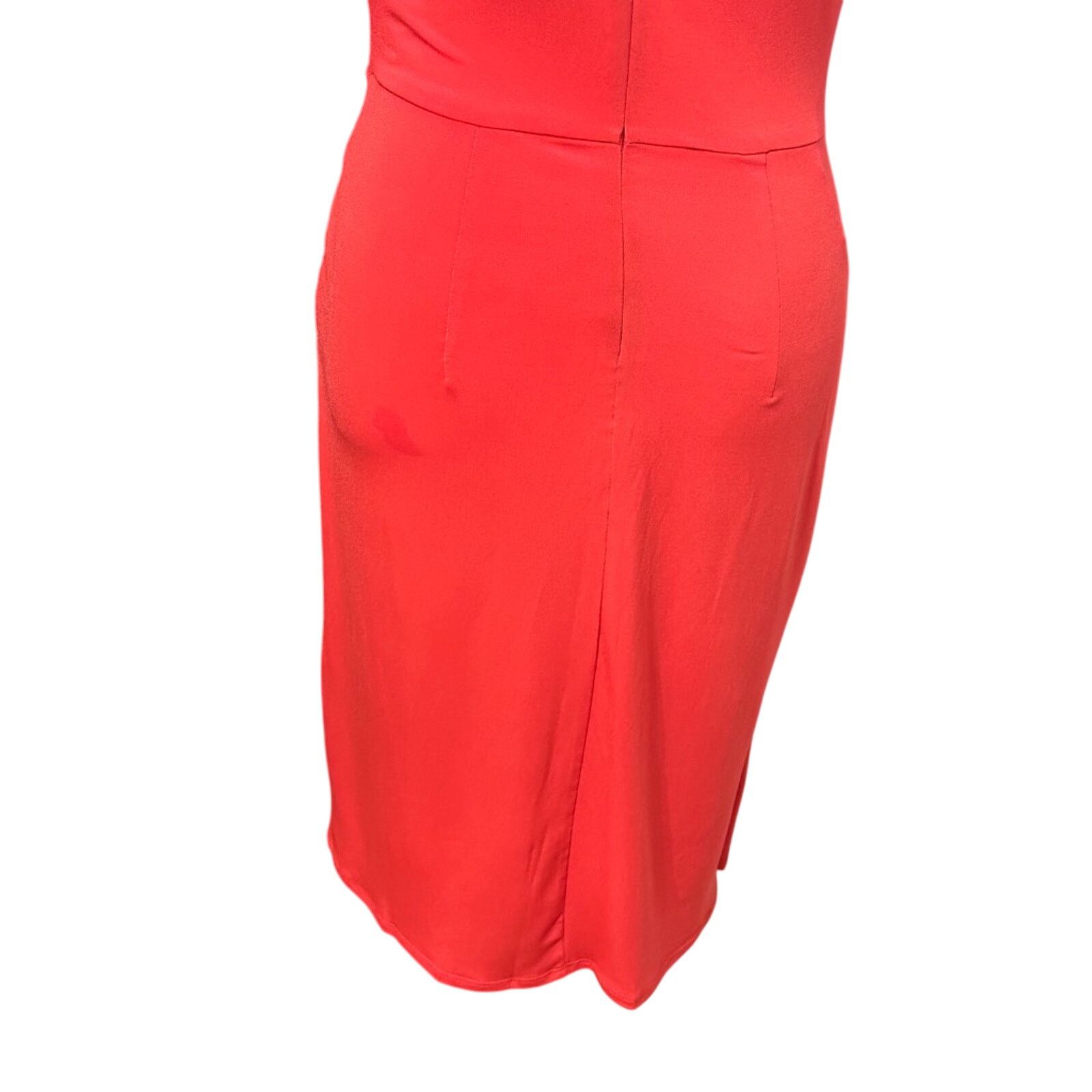 Other London Times Sheath Dress Cowl Neck Side Twist Red 2 NWOT Size XS / US 0-2 / IT 36-38 - 7 Thumbnail