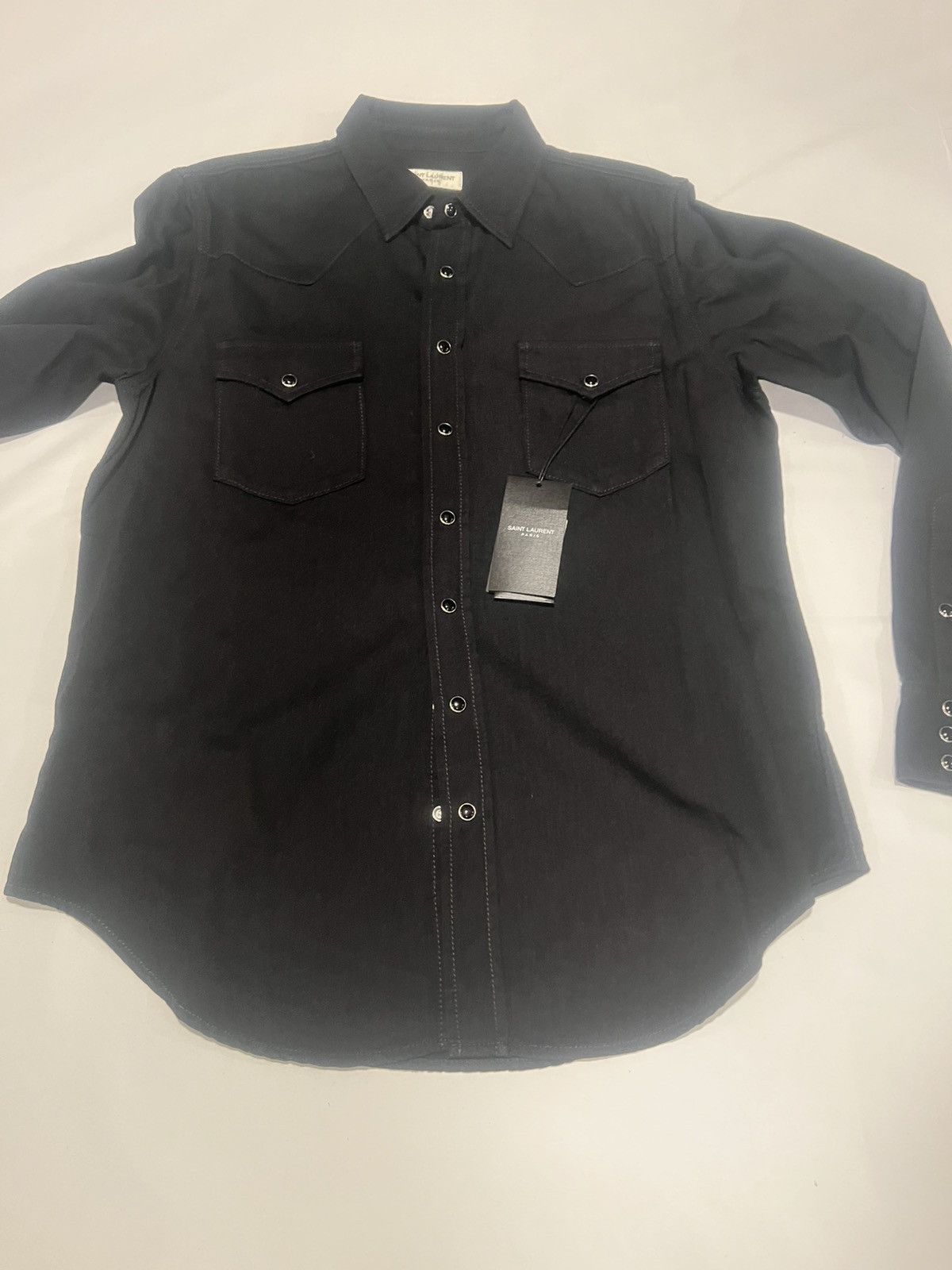 Saint Laurent Paris Saint Laurent western denim shirt. XL. $920 Size US L / EU 52-54 / 3 - 2 Thumbnail