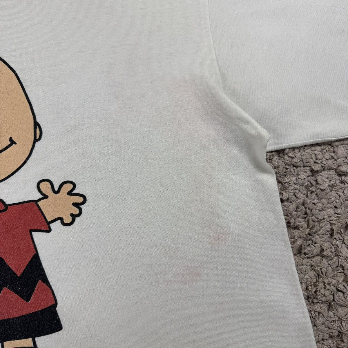 Vintage Vintage Cartoon Peanuts Charlie Brown Graphic T-shirt Size US L / EU 52-54 / 3 - 13 Thumbnail