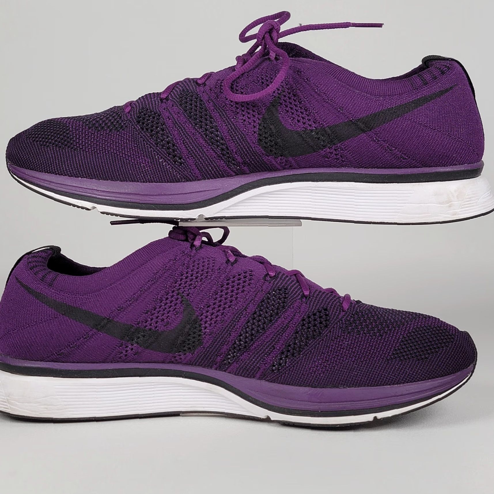Nike Nike Flyknit Trainer Men Nike Flyknit Racer Trainer Night Purple AH8396-500 Size 12 Mens Rare Purple Running Shoes Size ONE SIZE - 4 Thumbnail