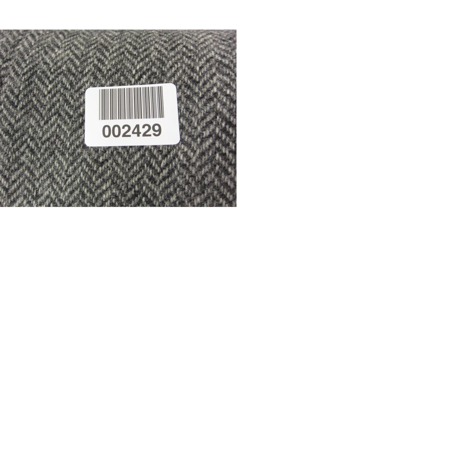 Lands' End VINTAGE Lands End Blazer Jacket Mens 44L Gray Herringbone Tweed Wool Coat 80s Blazer Men Size 44R - 11 Thumbnail