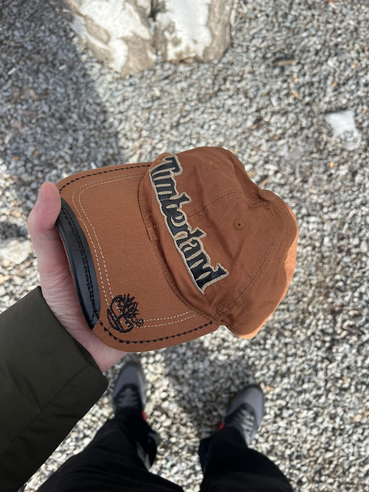 Timberland VINTAGE TIMBERLAND BIG LOGO RETRO CAP DESIGNER USA Y2K 90s Size ONE SIZE - 2 Thumbnail