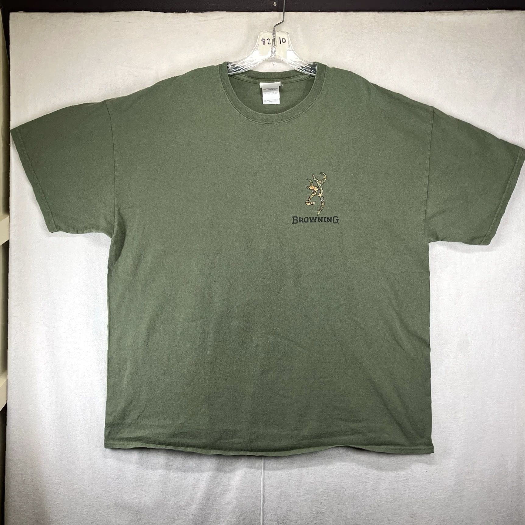 Vintage VINTAGE Browning Hunting T-Shirt Men 2XL Short Sleeve Cotton Green 90s Outdoor Streetwear Size US XXL / EU 58 / 5 - 3 Thumbnail