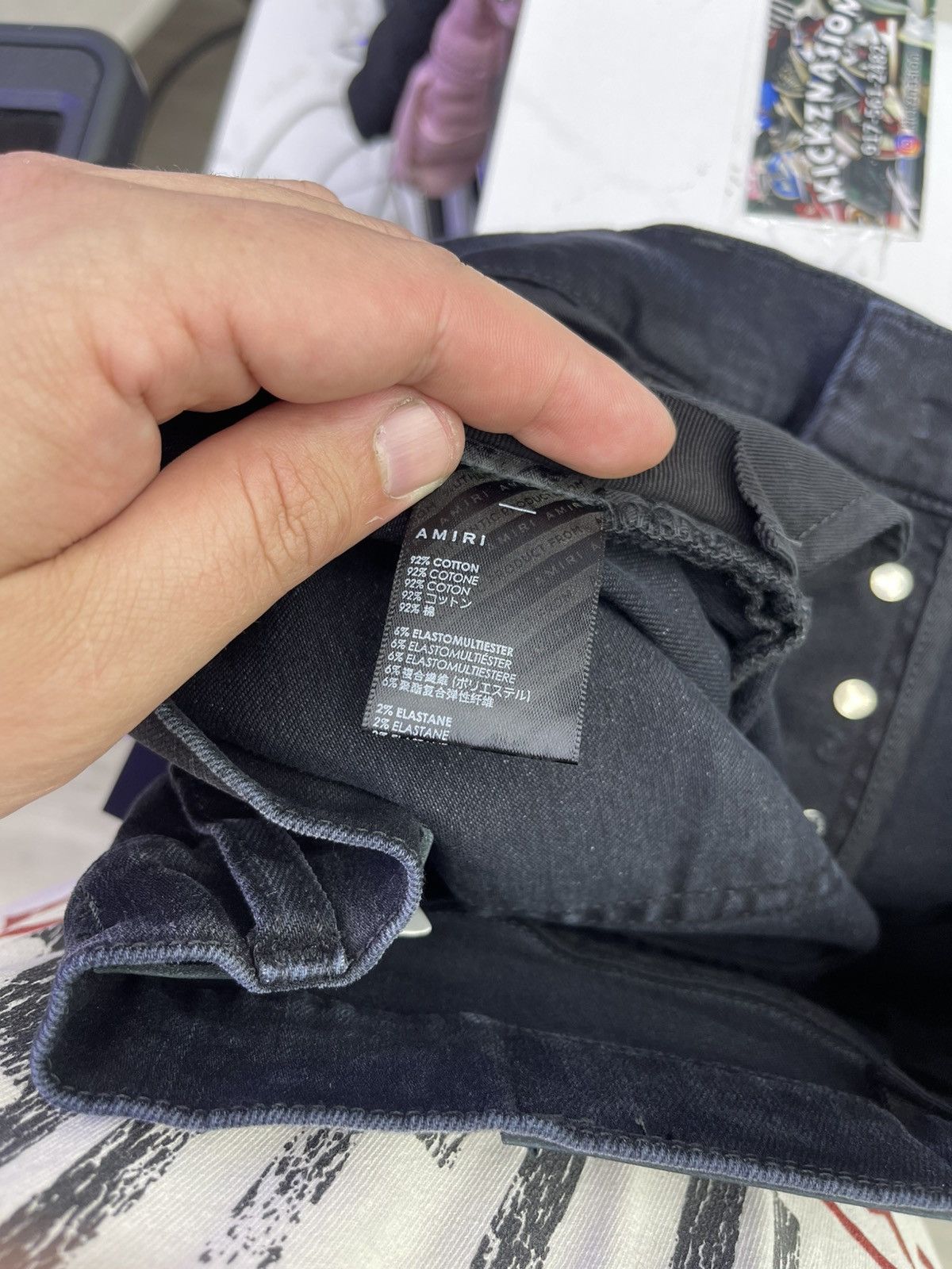 Amiri Amiri MX1 (Black/Brown) plaid Size US 34 / EU 50 - 11 Thumbnail