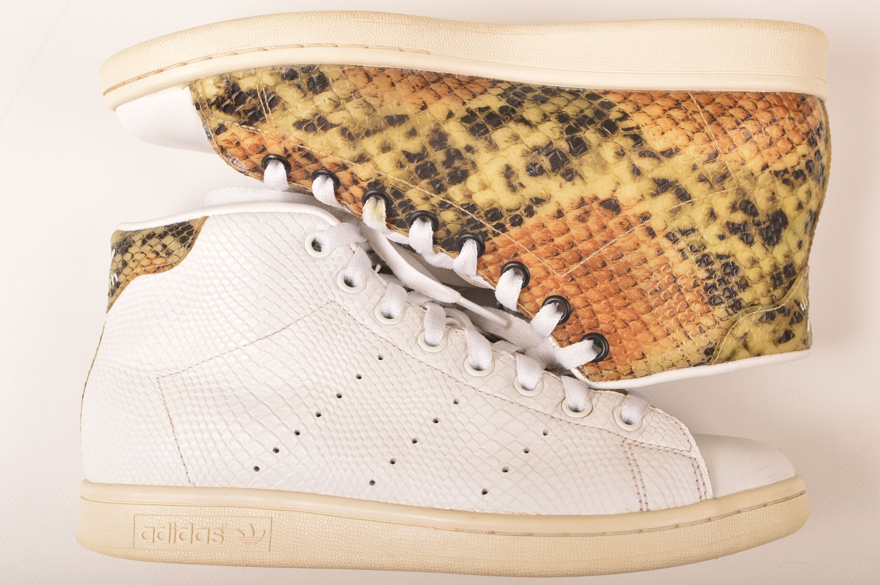 Adidas Adidas Stan Smith Mid Snakeskin Sneakers Size US 5.5 / EU 38 - 6 Thumbnail