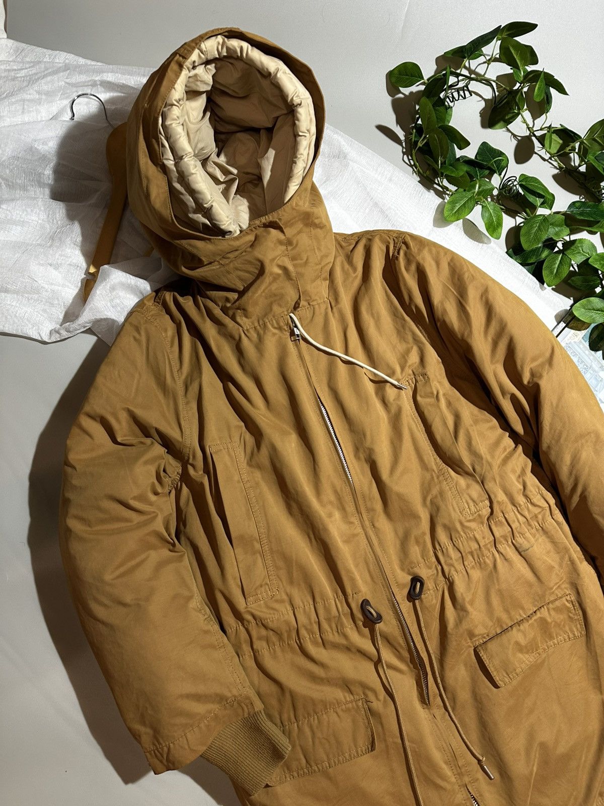 Acne Studios Acne Tan Puffer Parka Coat Detachable Hood Padded Liner 34SM Size S / US 4 / IT 40 - 4 Thumbnail