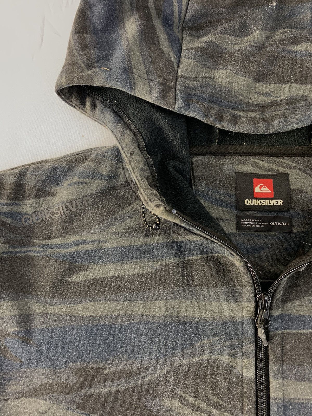 Quiksilver Hype Quicksilver Camo Mountain Hooded Full Zip Jacket Size XL / US 12-14 / IT 48-50 - 4 Thumbnail