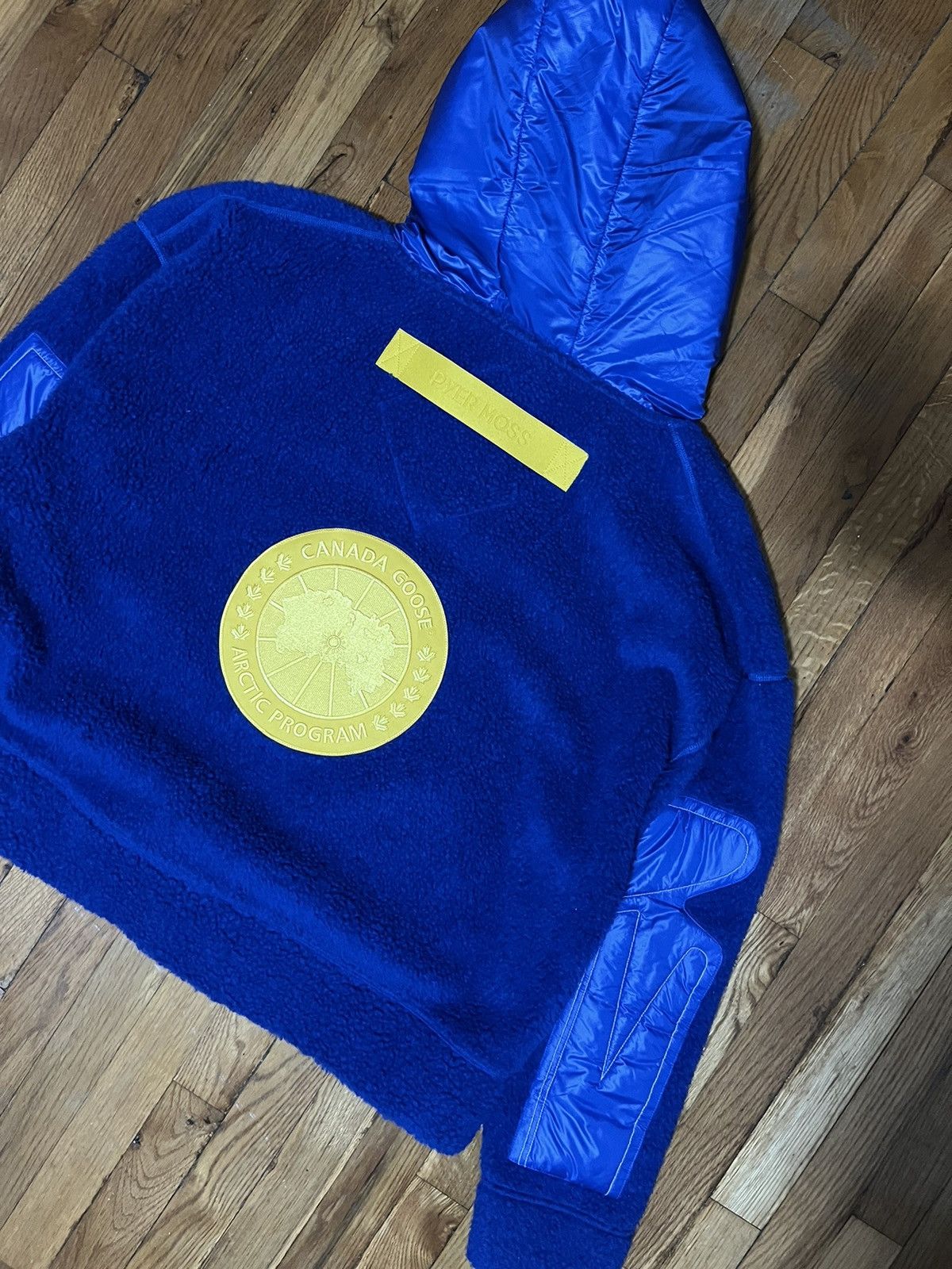 Canada Goose Canada Goose x Pyer Moss Puffer Fleece anorak CG disk blue M Size US M / EU 48-50 / 2 - 9 Thumbnail