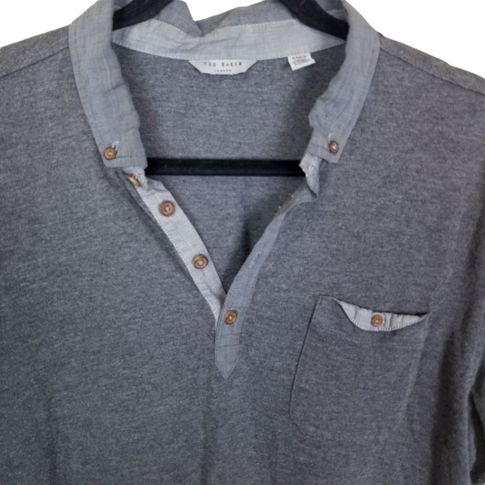 Ted Baker Ted Baker Mens Polo Shirt Size L/XL Business Casual Designer Size US L / EU 52-54 / 3 - 2 Thumbnail
