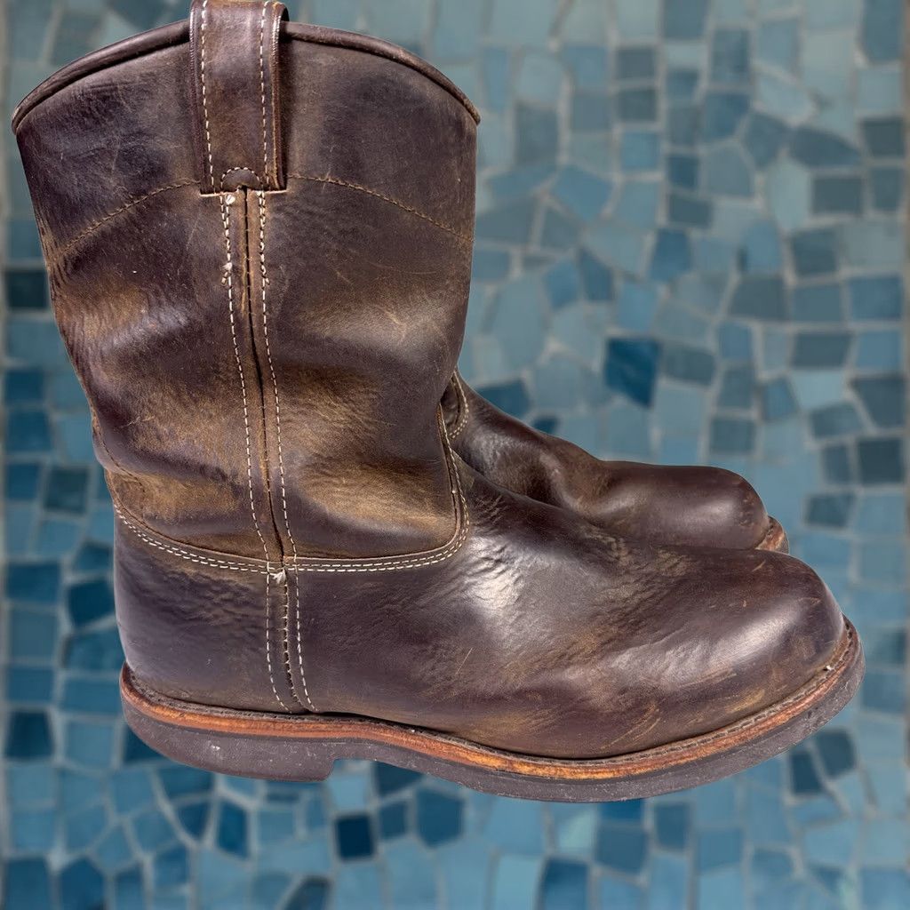 VINTAGE Chippewa Boots Mens 11.5 EE Wellington Biker Vibram Gumlite 20075 Corbin Pull On