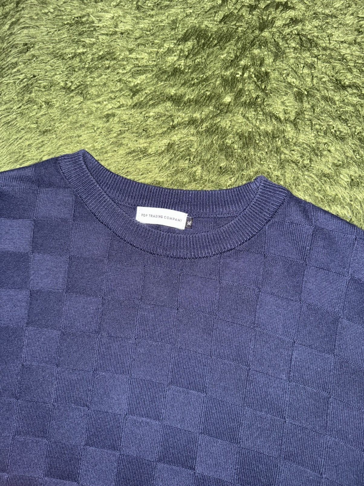 Pop Trading Company [XL] POP Trading Company 21AW Panel Knitwear Sweater Size US XL / EU 56 / 4 - 2 Thumbnail
