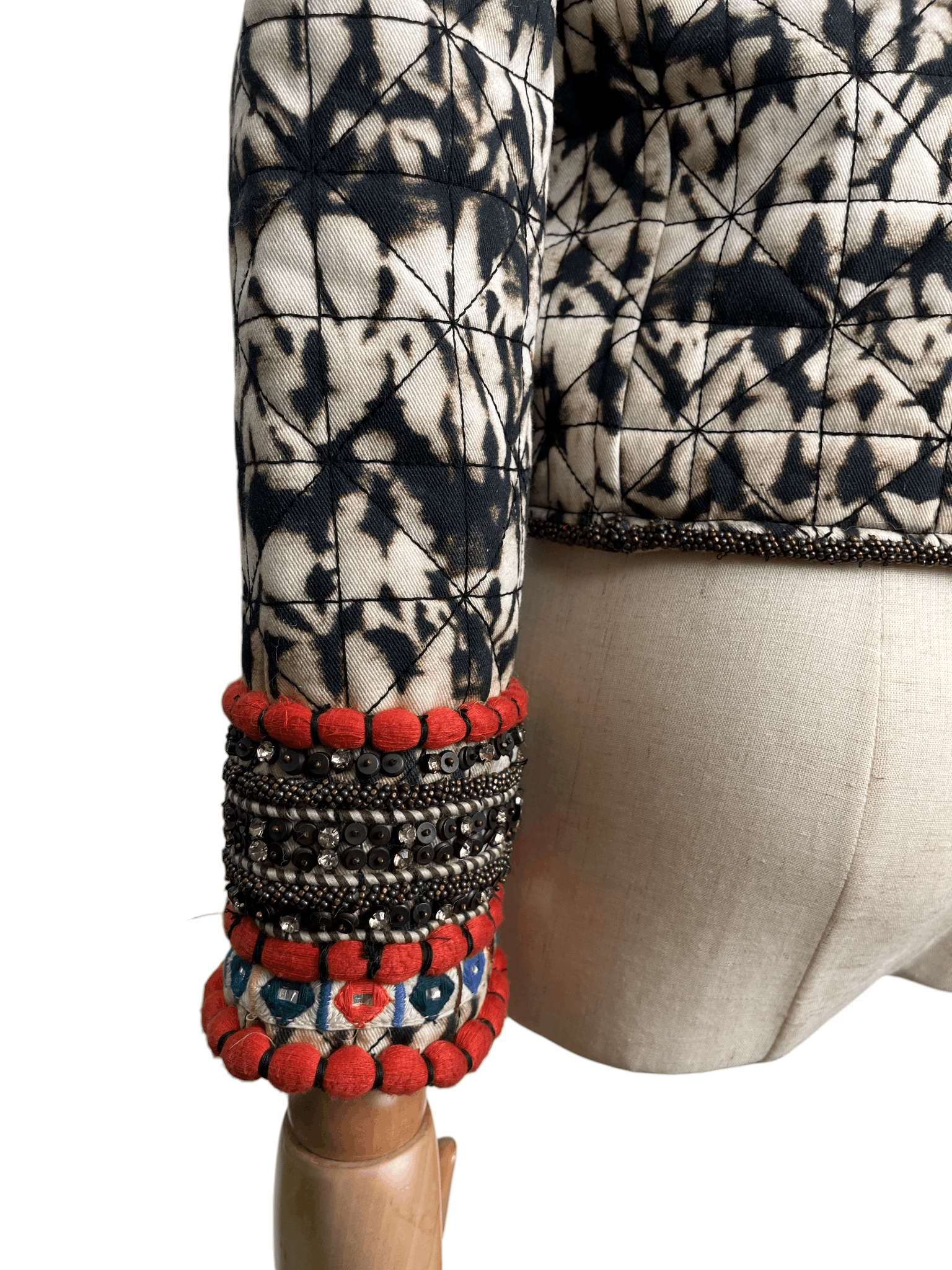 Isabel Marant Isabel Marant X H&M Multicolor Boho Beaded Jacket Size XXS / US 00 / IT 34 - 5 Thumbnail