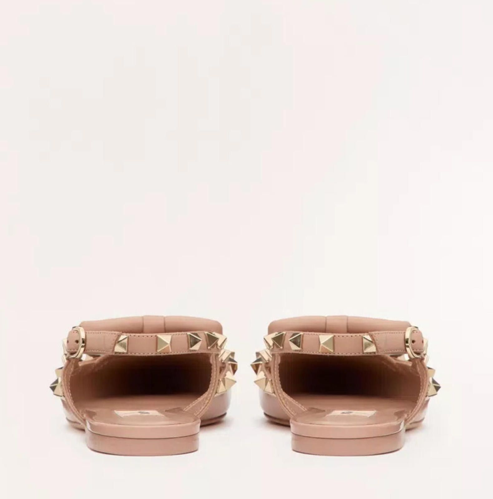 Other Valentino Rockstud Bow Ballerina Slingback Size US 7.5 / IT 37.5 - 3 Thumbnail