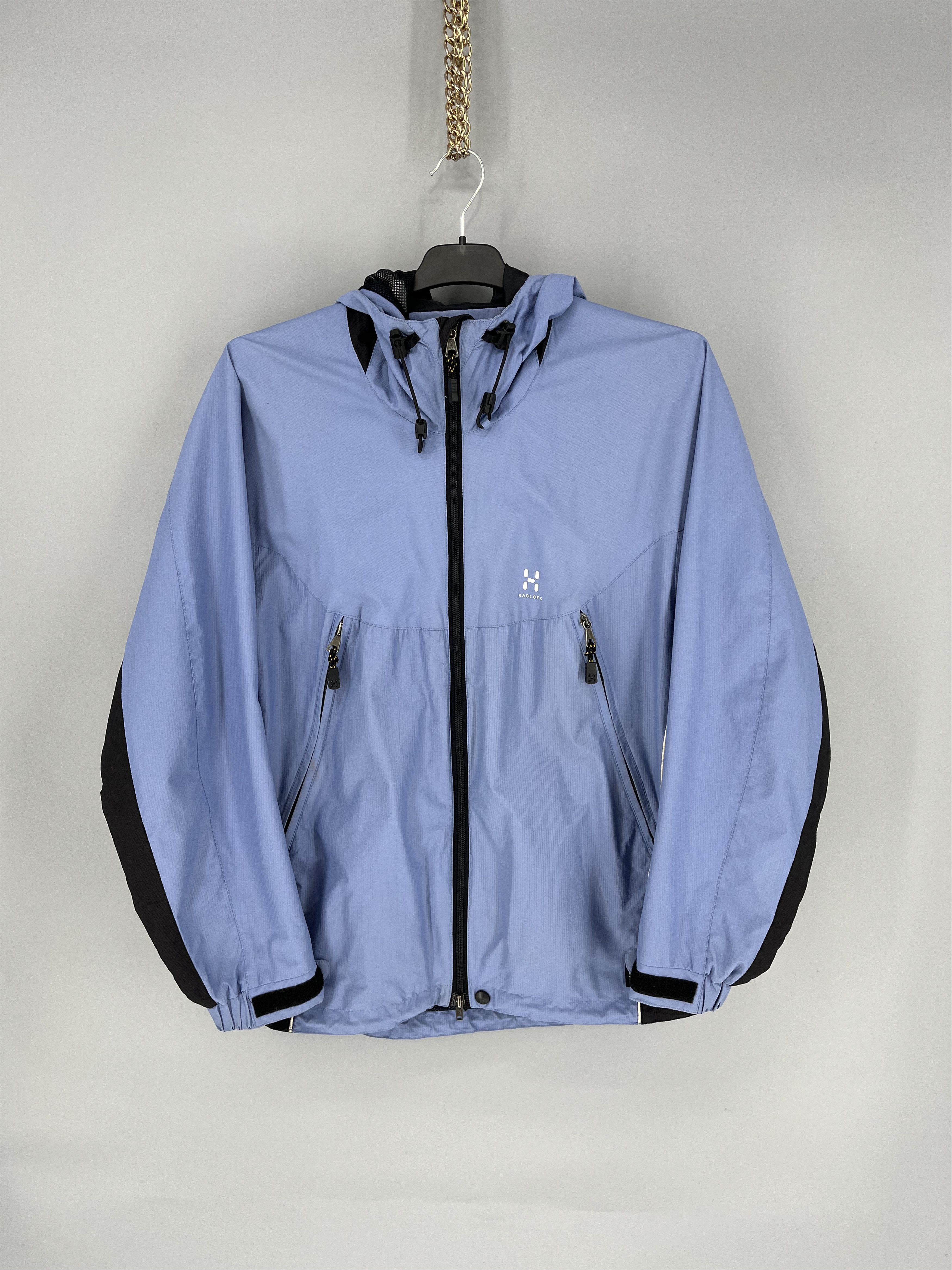 Haglofs Women’s Woman Haglöfs Windbreaker Jacket Blue Nylon Size L Size M / US 6-8 / IT 42-44 - 1 Thumbnail