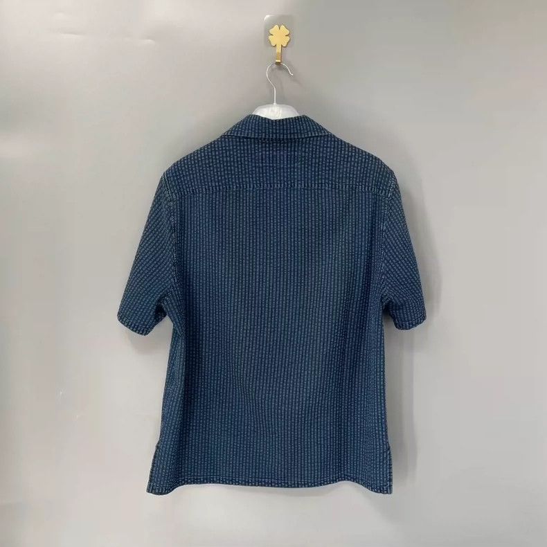 Louis Vuitton LOUIS VUITTON Sunflower Waffle Solid Short Sleeve Shirt 250 Size US M / EU 48-50 / 2 - 3 Thumbnail