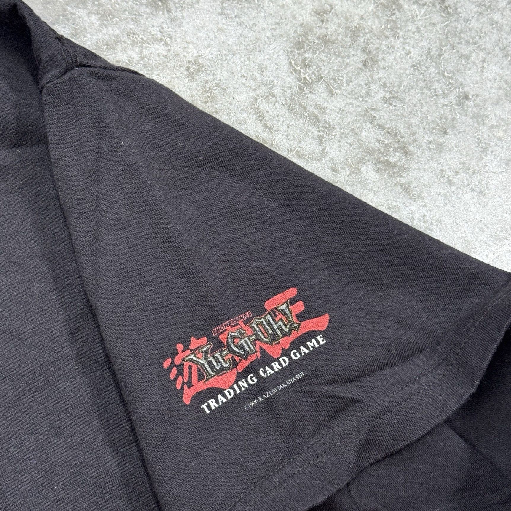 Delta VINTAGE Yu-Gi-Oh! Shirt Men XL Black Cotton Crew Neck Short Sleeve TCG Tournament Anime 2004 Cyber Dark Impact Delta Brand Size US XL / EU 56 / 4 - 5 Thumbnail