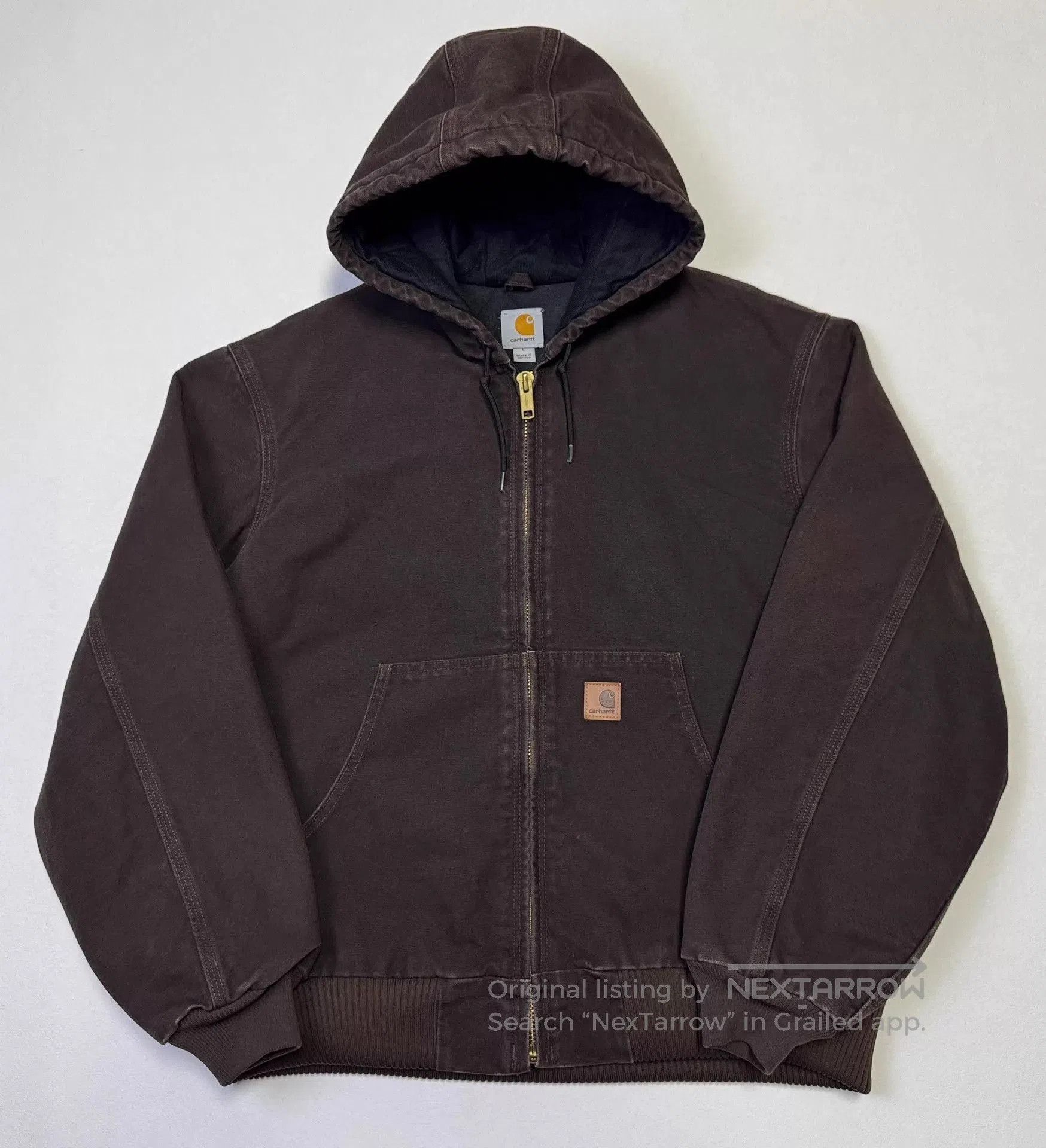 Carhartt Brown Zip. Size US L / EU 52-54 / 3 - 2 Thumbnail