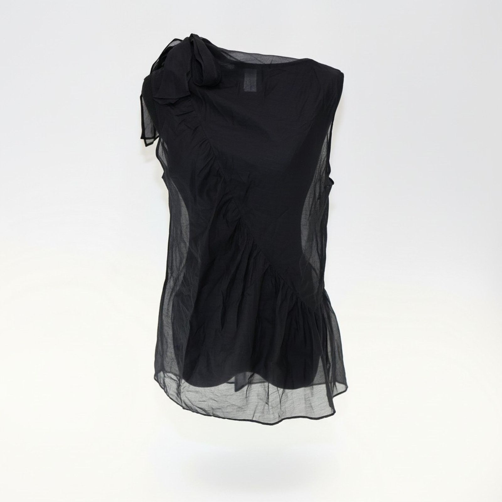 Moschino MOSCHINO Cheap & Chic See Through Chiffon Top Blouse Sz 12 Size XL / US 12-14 / IT 48-50 - 2 Thumbnail