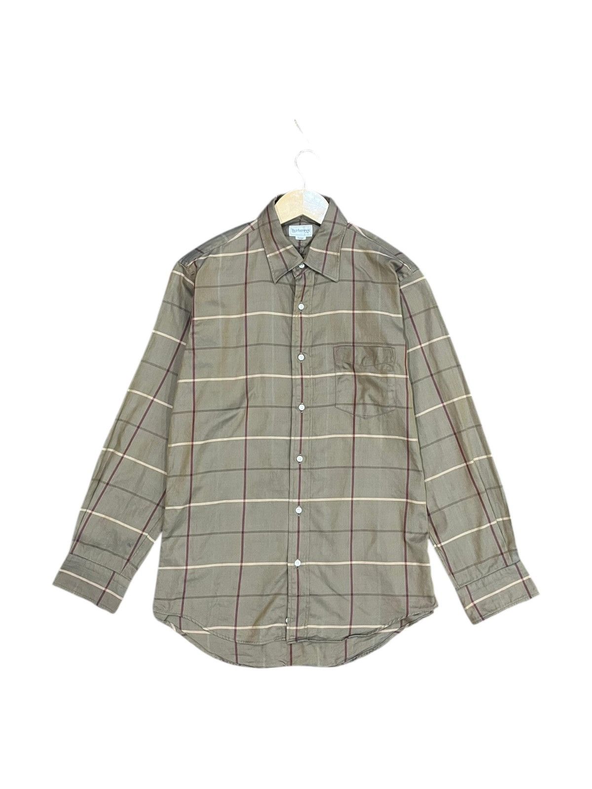 Burberry × Vintage Burberry Nova Check Shirt Size US S / EU 44-46 / 1 - 1 Thumbnail