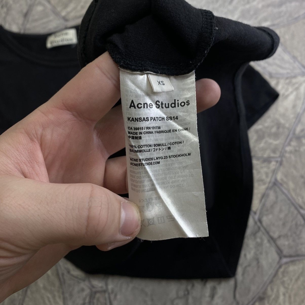Acne Studios Acne Studios big logo t-shirt Size US XS / EU 42 / 0 - 6 Thumbnail