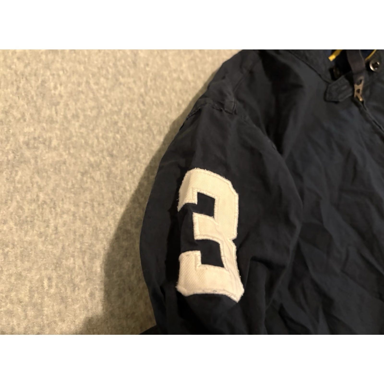 Polo Ralph Lauren VINTAGE Polo Ralph Lauren Navy Full Zip Equestrian Embroidered Jacket Medium Jacket Mens Blue Embroidered Full Zip Polo Ralph Lauren Size US M / EU 48-50 / 2 - 3 Thumbnail