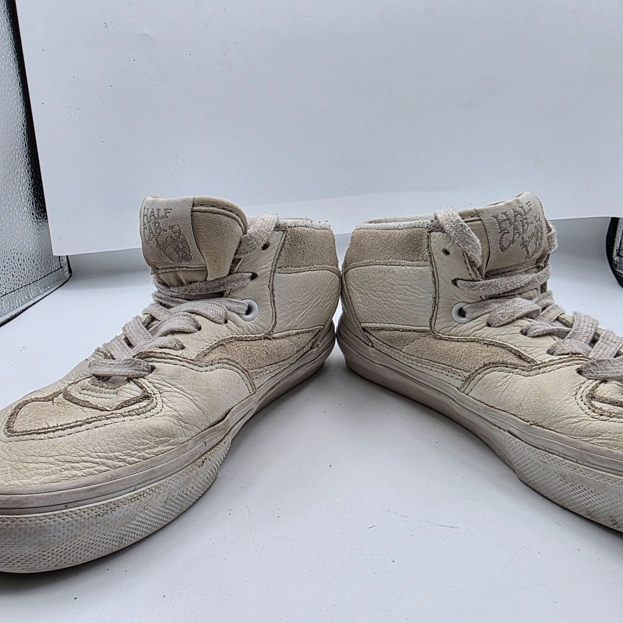 Vans Vans Half Cab Mens Size 5 White Sneaker Shoes Casual Skatebo Size US 5 / EU 37 - 2 Thumbnail