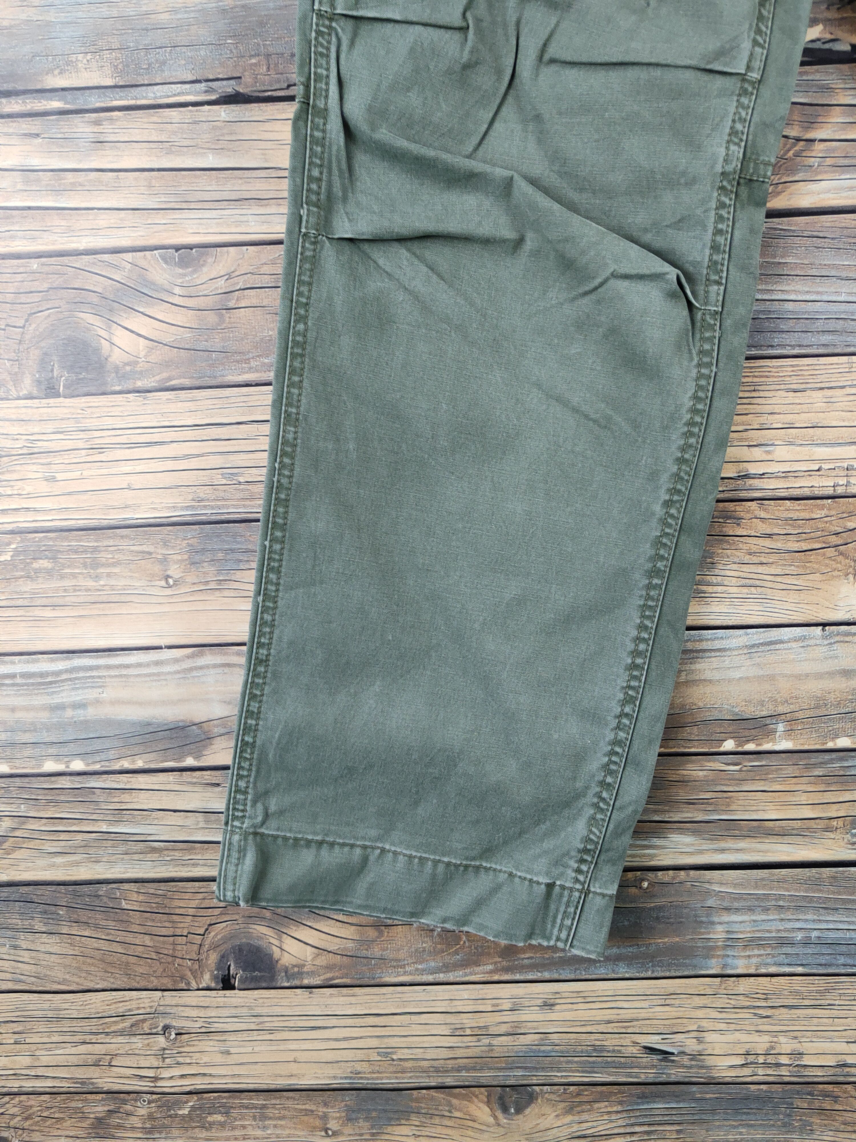 Japanese Brand DL Gap Green Multipocket Tactical Cargo Pants #093 Size US 29 - 4 Thumbnail