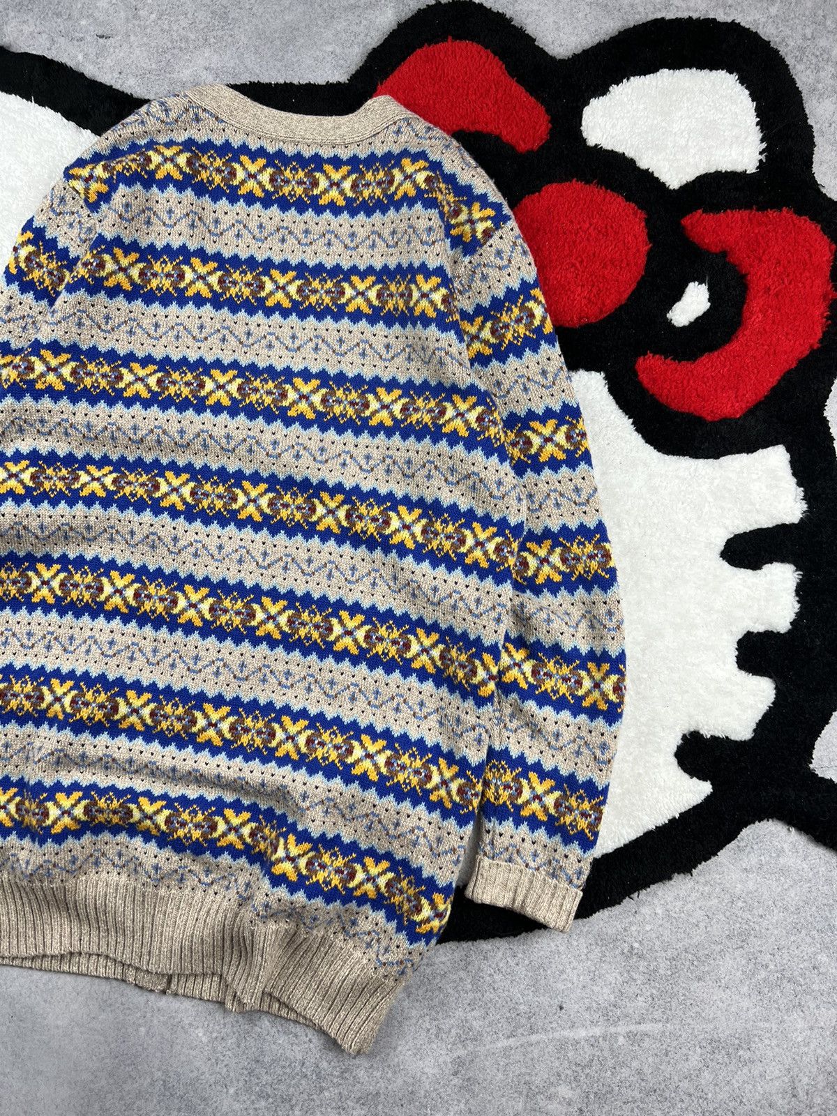 Ralph Lauren Polo Ralph Lauren Fair Isle Avant Gard Cardigan Sweater Size S / US 4 / IT 40 - 14 Thumbnail