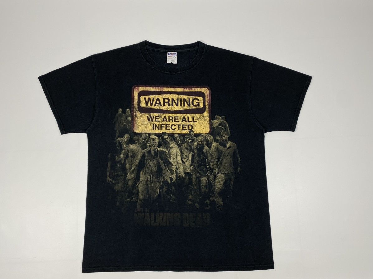 Vintage 🔥LASTDROP🔥 2012 Walking Dead AMC We Are All Infected Zombie Size US L / EU 52-54 / 3 - 3 Thumbnail