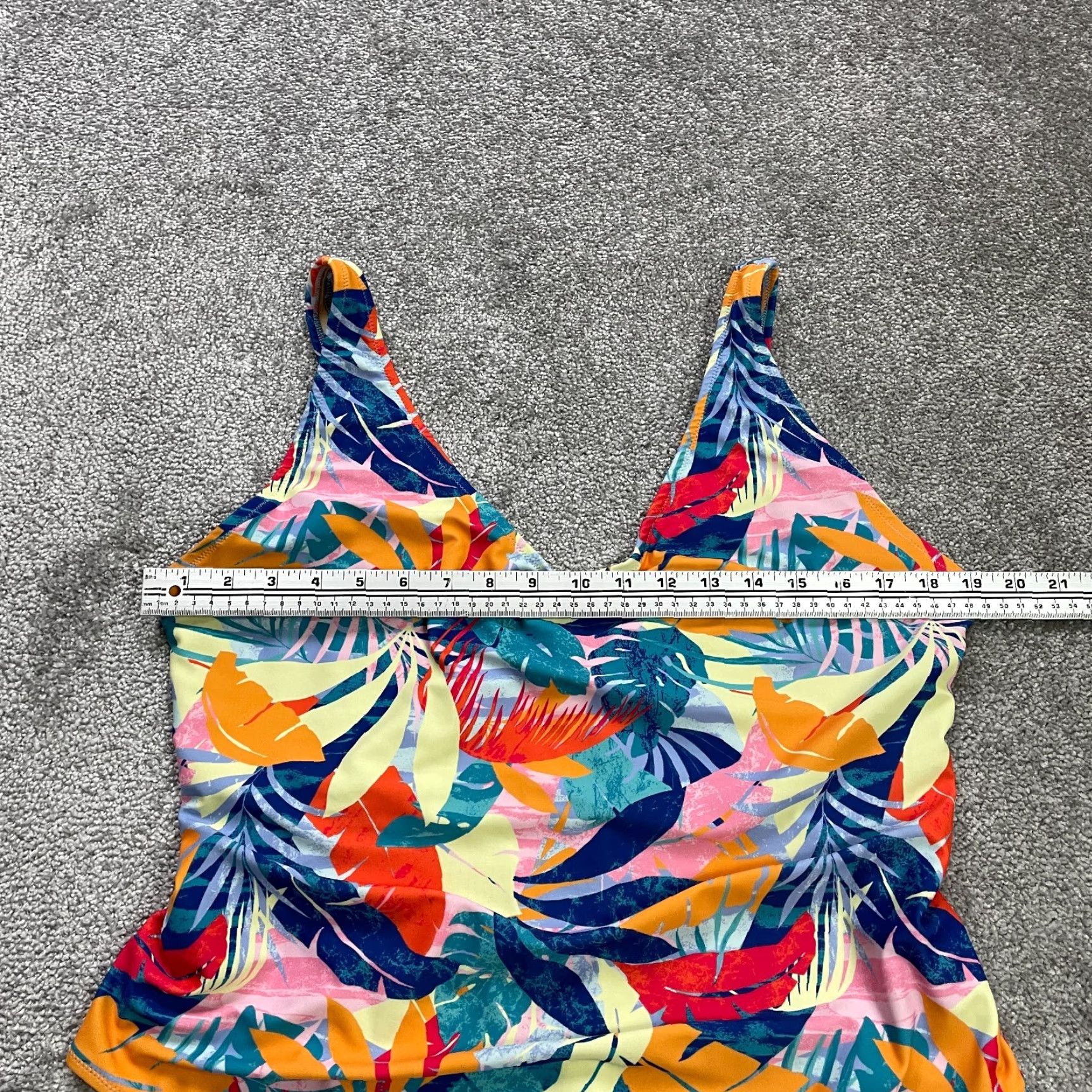 Old Navy Old Navy Swimsuit Womens 2XL Multicolor Floral One Piece Bathing Suit Tropical Size XXL / US 16-18 / IT 52-54 - 6 Thumbnail