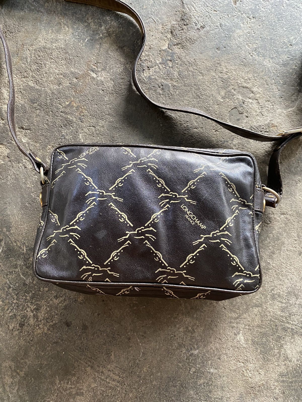 Longchamp × Vintage Vintage Longchamp Monogram Bag Size ONE SIZE - 4 Thumbnail