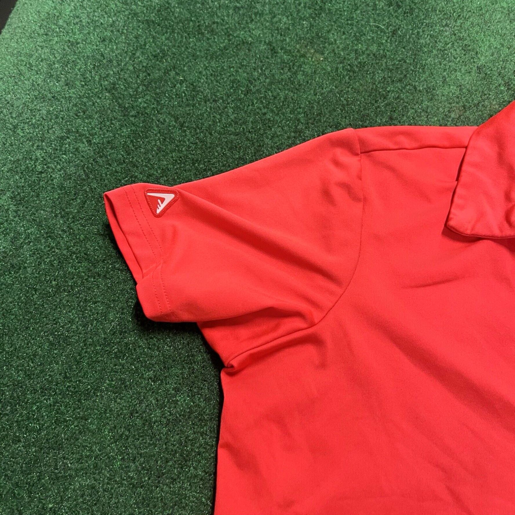 Vintage Antigua Desert Dry Womens Red Medium Sleeveless Collared Golf Top Blouse Size M / US 6-8 / IT 42-44 - 2 Thumbnail