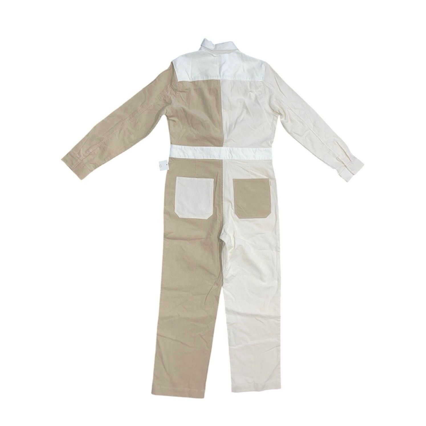 Brixton Doug's Hood River Mersey Coverall Dove Vanilla Jumpsuit NWT Size 26" / US 2 / IT 38 - 2 Thumbnail