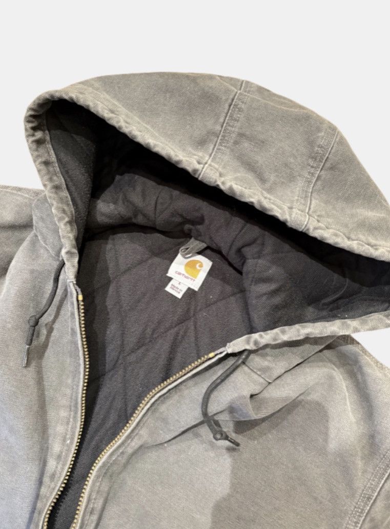 Carhartt Carhartt Quilted Lined Full Zip Hooded Jacket Size US L / EU 52-54 / 3 - 2 Thumbnail