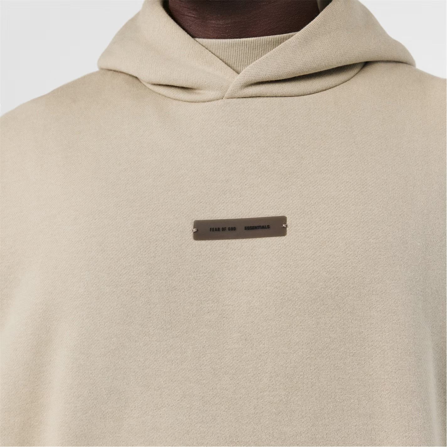 Fear of God o1g2r1mq0426 Overhead Hoodie in Beige Size US XXS / EU 40 - 4 Thumbnail