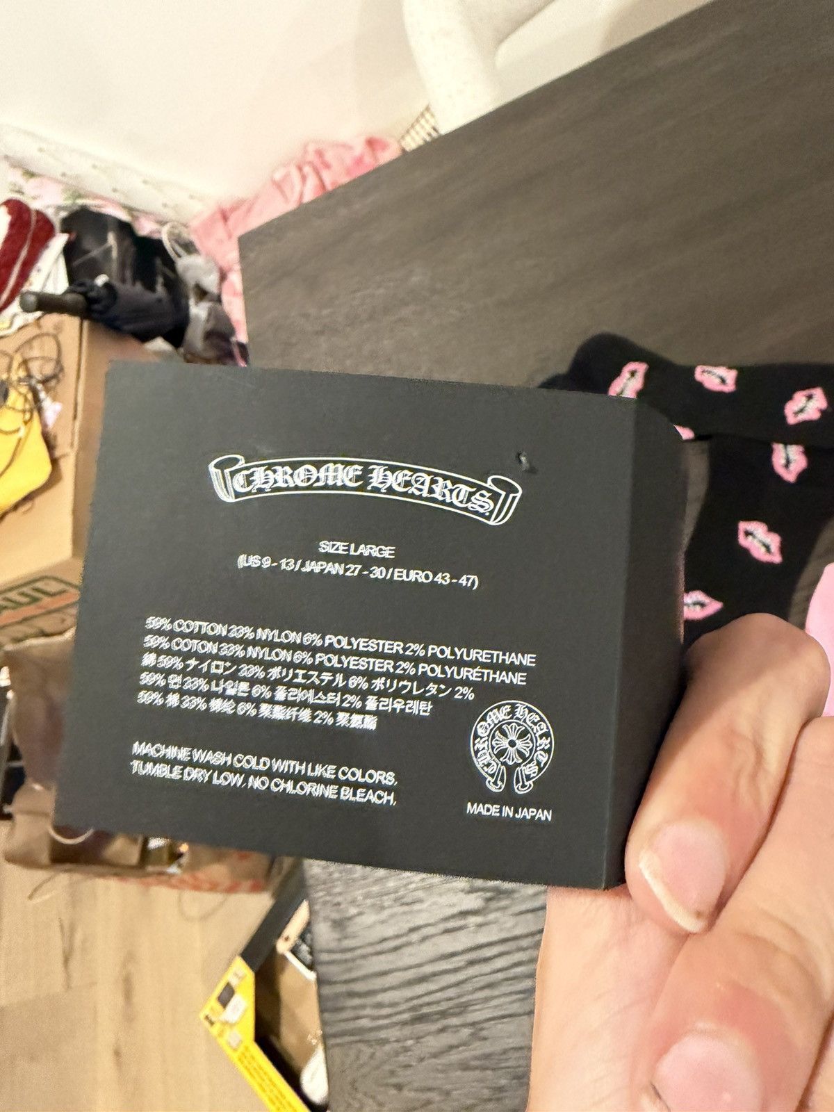 Chrome Hearts Chrome socks Size ONE SIZE - 7 Thumbnail