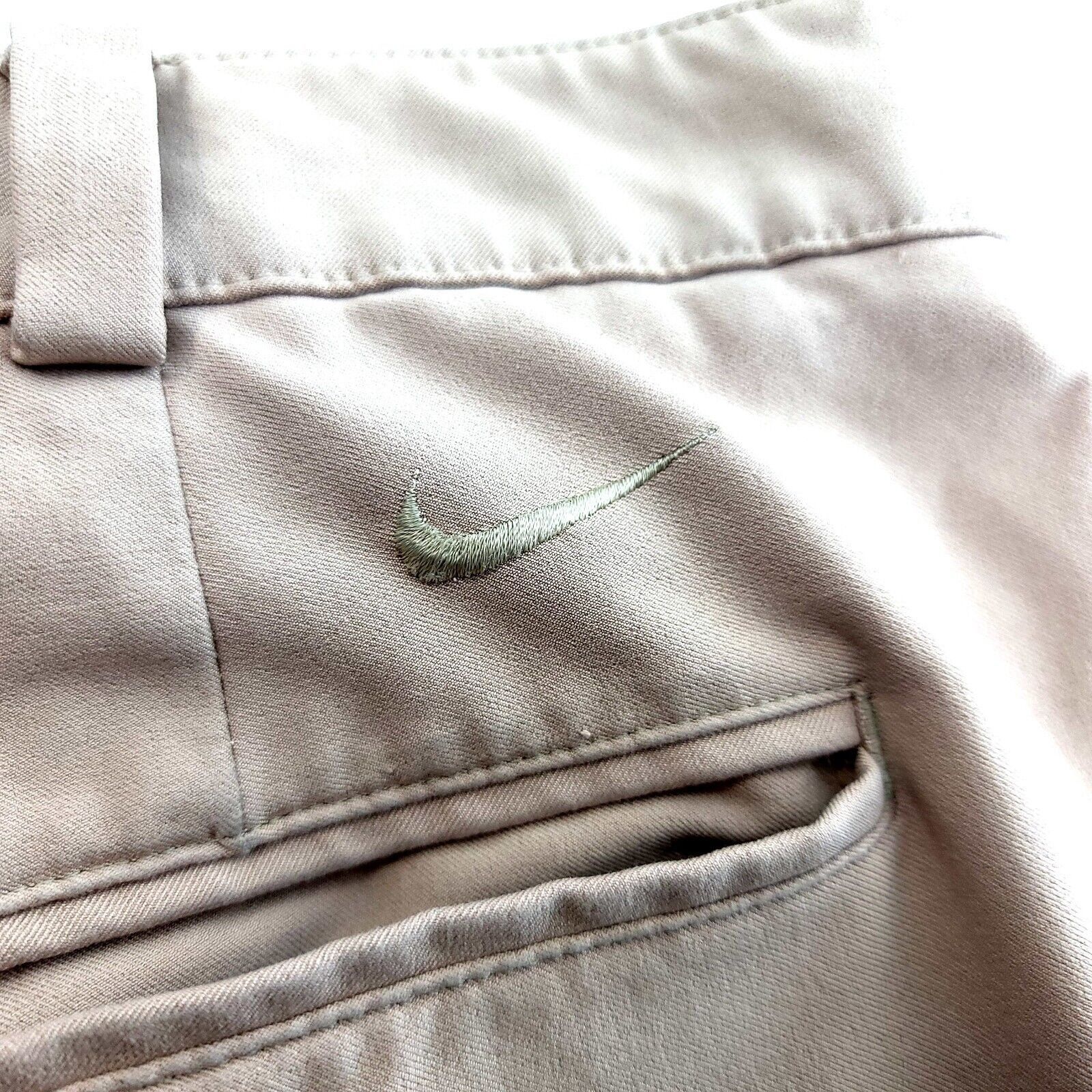 Nike DAMAGED Nike Golf Tan Pleated Cuffed High Rise Polyester Chi Size US 40 / EU 56 - 5 Thumbnail