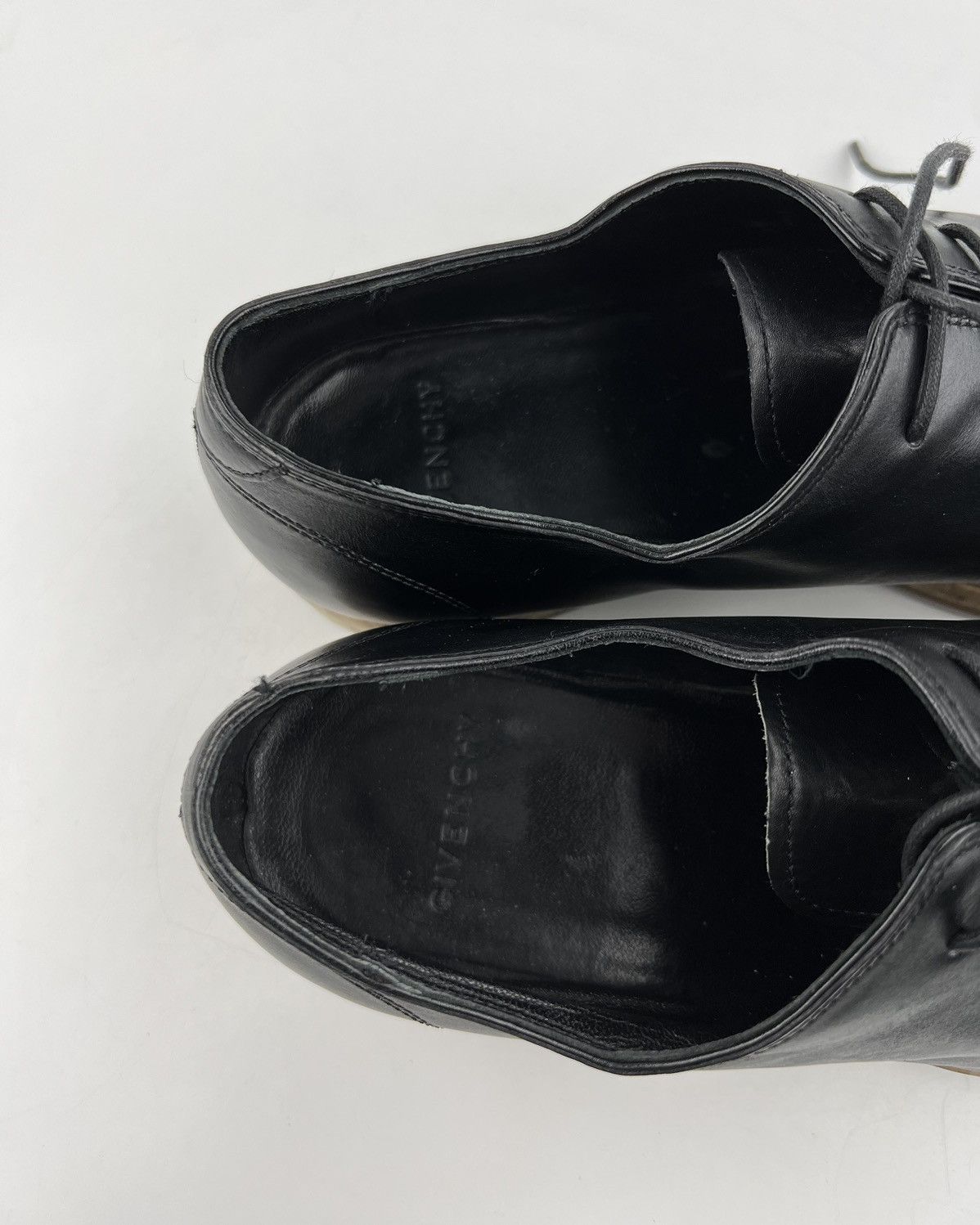 Givenchy GIVENCHY Oxfords Leather Shoes Lace Up Cork Soles Black Mens Size US 8 / EU 41 - 12 Thumbnail