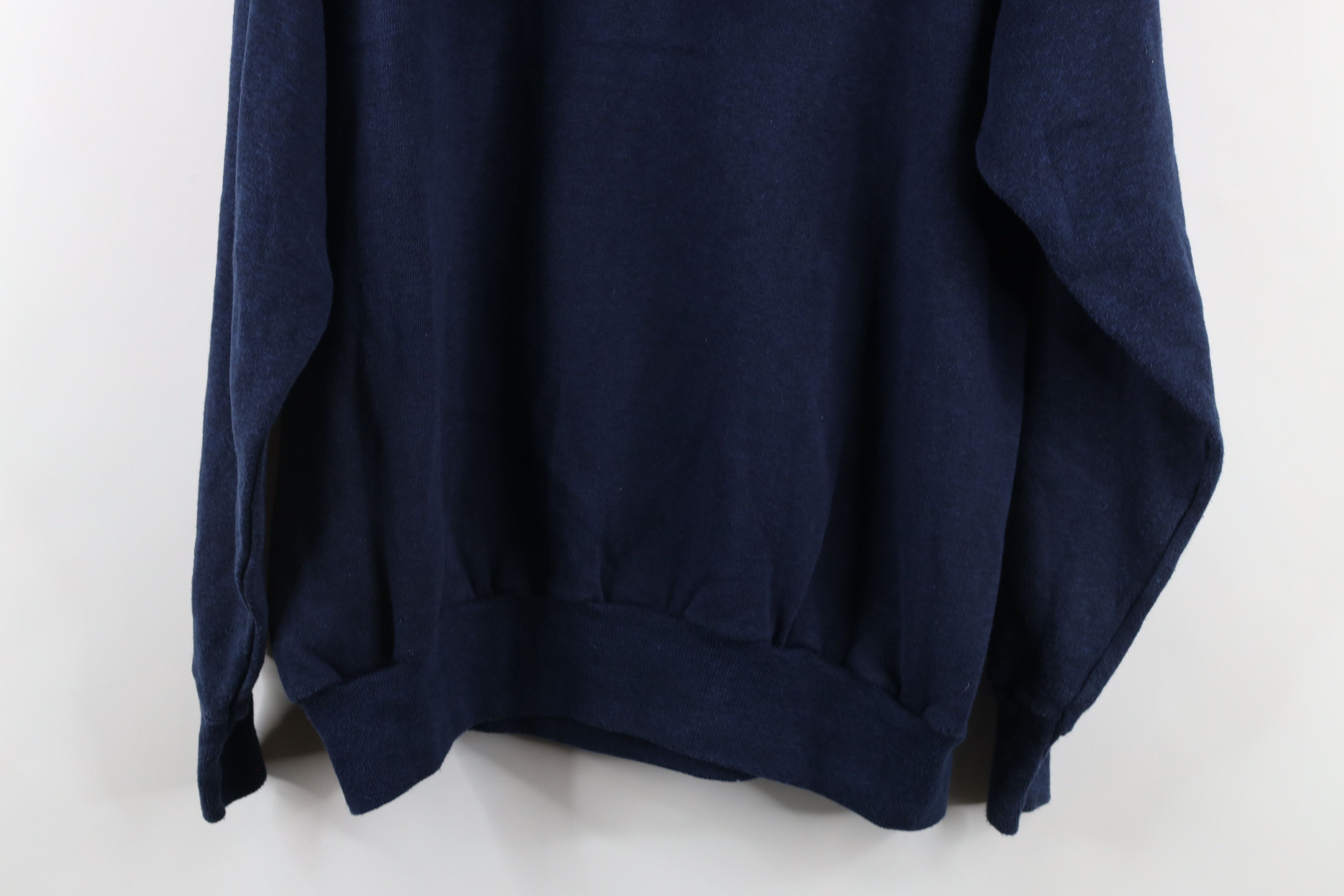 Vintage Vintage 70s Athlete of the Spirit Hoodie Sweatshirt Blue USA Size US XL / EU 56 / 4 - 15 Thumbnail